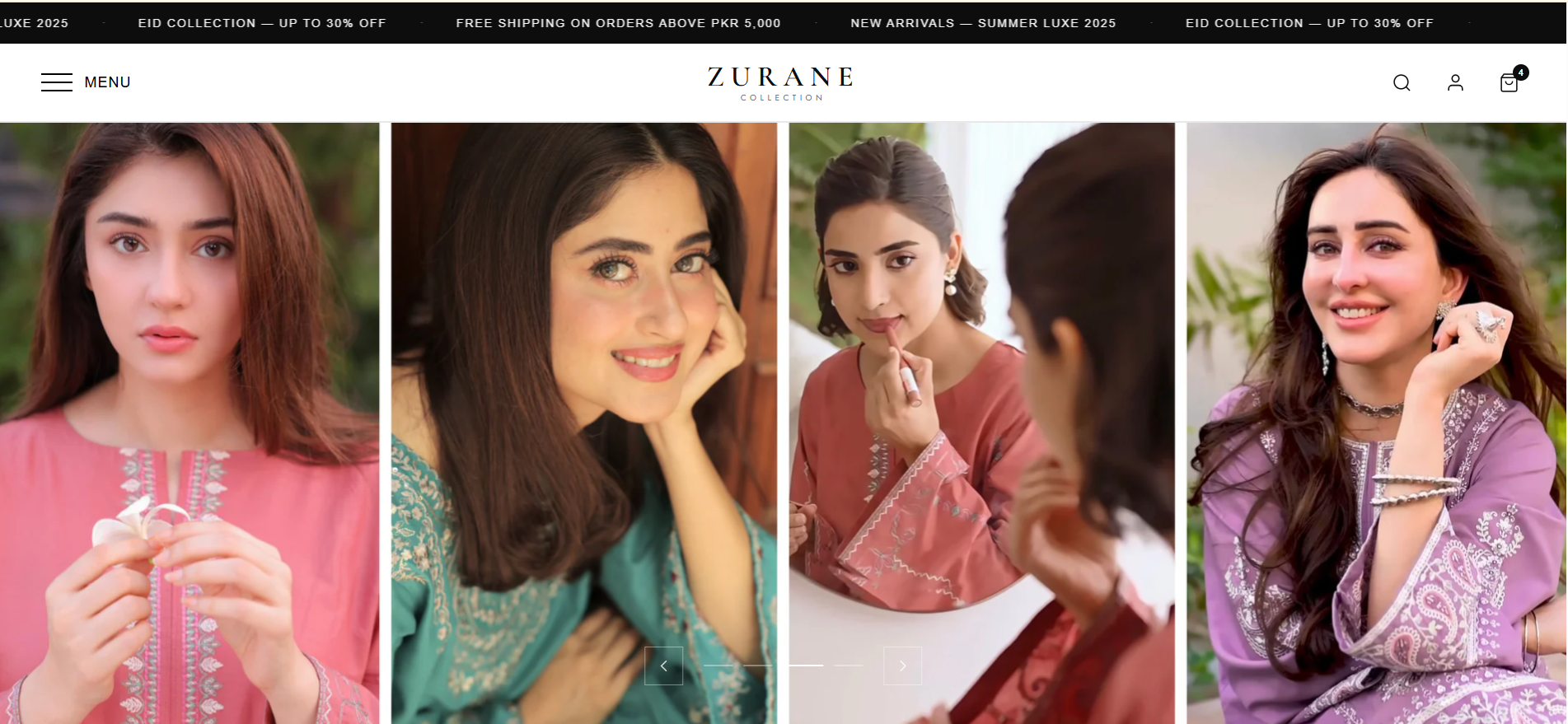 Zurane — E-Commerce Experience
